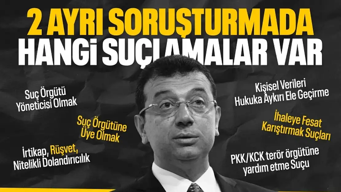 Ekrem İmamoğlu hakkındaki suçlamalarda neler var?