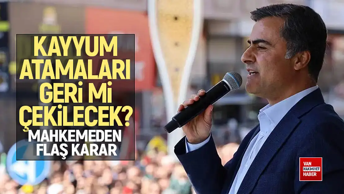 Flaş gelişme: Kayyum atamaları geri mi çekilecek?