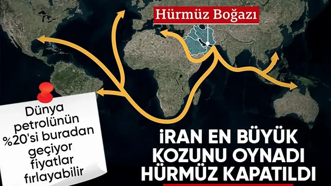 İran'dan beklenen misilleme: Hürmüz Boğazı kapatıldı