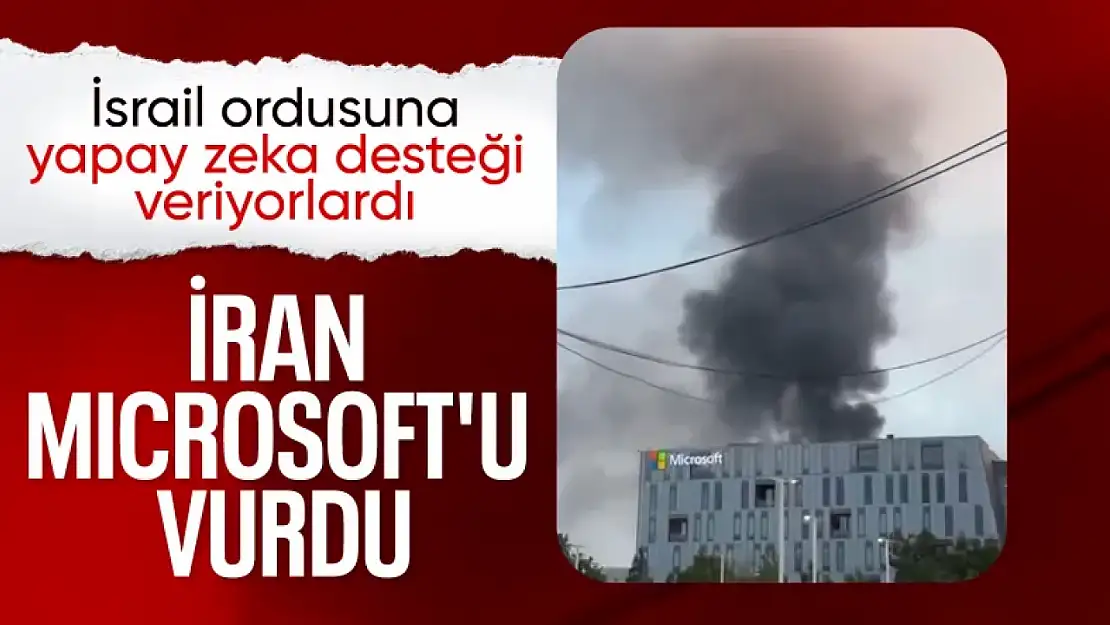 İran, İsrail'deki Microsoft binasını füzelerle vurdu