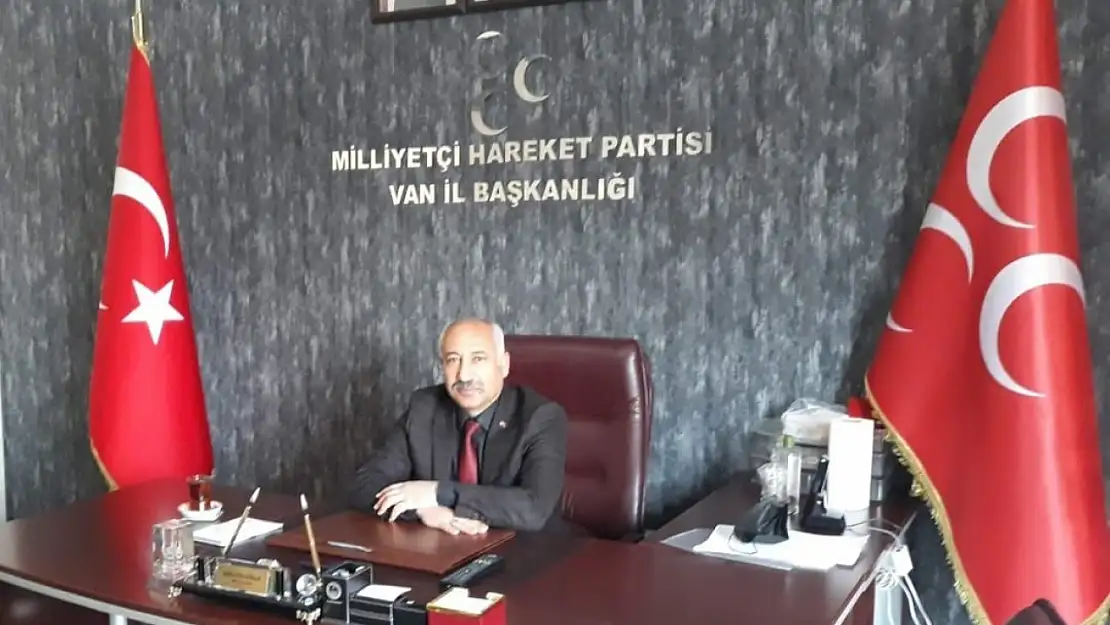 MHP Van İl Başkanı Güngöralp, İsrail'in Gazze saldırısını kınadı