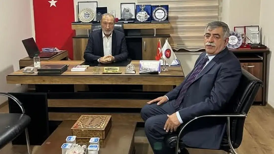 Öz Güven Sen Genel Başkanı Yılmaz'dan Efeoğlu'na ziyaret