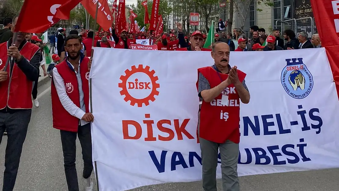 Van'da 1 Mayıs Emek ve Dayanışma Günü kutlandı