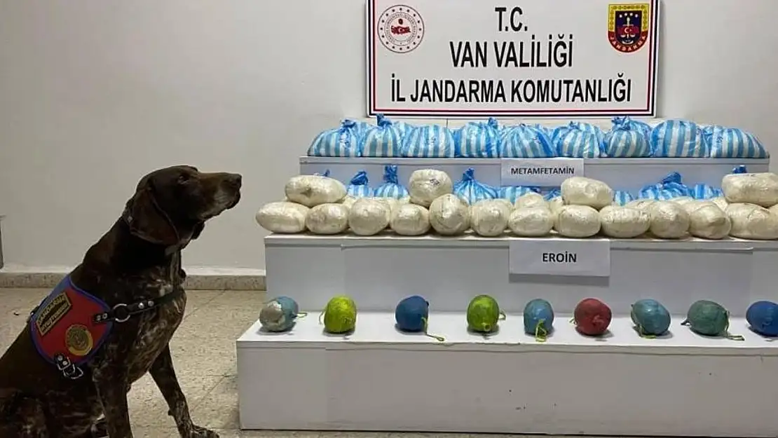 Van'da 110 kilo uyuşturucu ele geçirildi