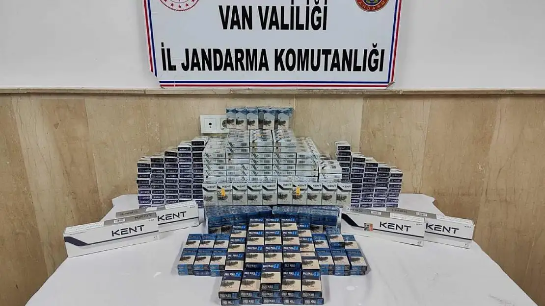 Van'da 4 bin 167 paket kaçak sigara ele geçirildi