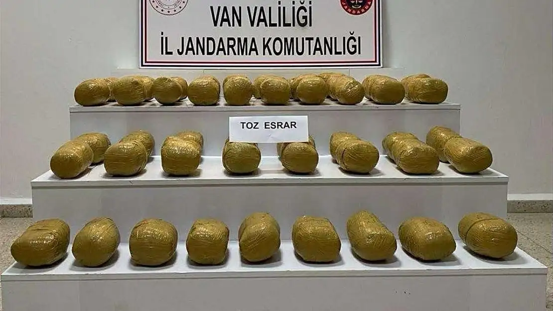 Van'da 51 kilo 73 gram uyuşturucu ele geçirildi