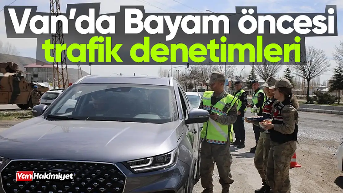 Van'da Bayram öncesi trafik denetimleri yoğunlaştırıldı