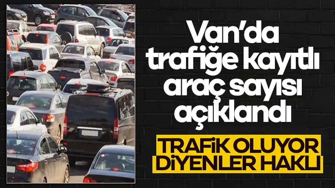 Van'da güncel araç sayısı açıklandı