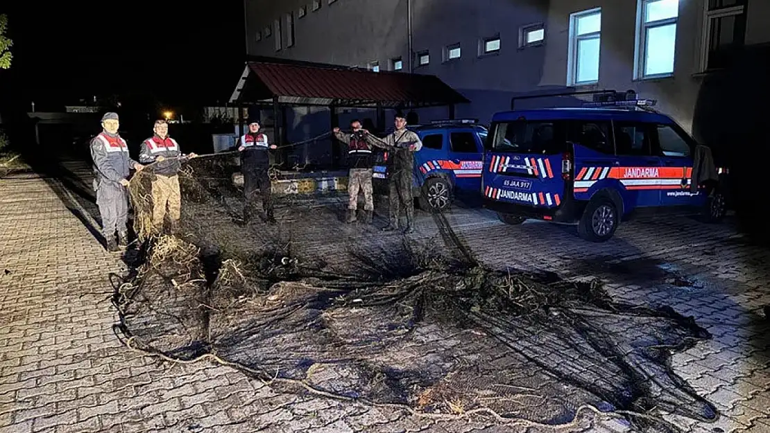 Van'da kaçak avlanan 1 ton inci kefali suya geri bırakıldı