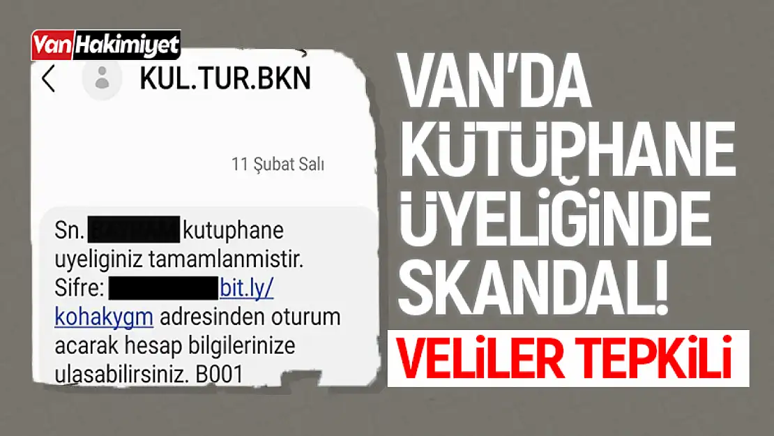 Van'da 'Kütüphane' skandalı! Veliler duruma tepki gösterdi