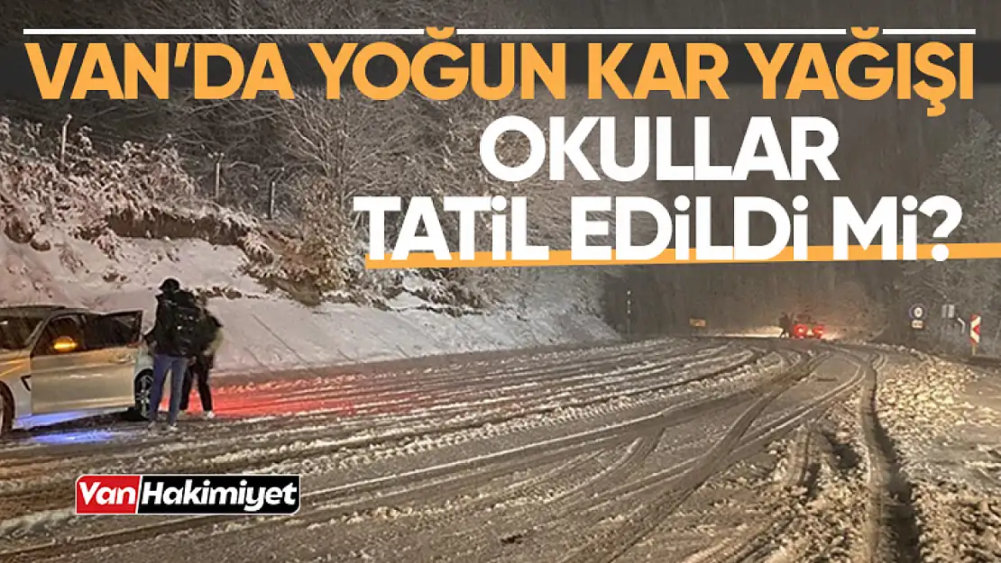 Van'da okullar tatil edildi mi?