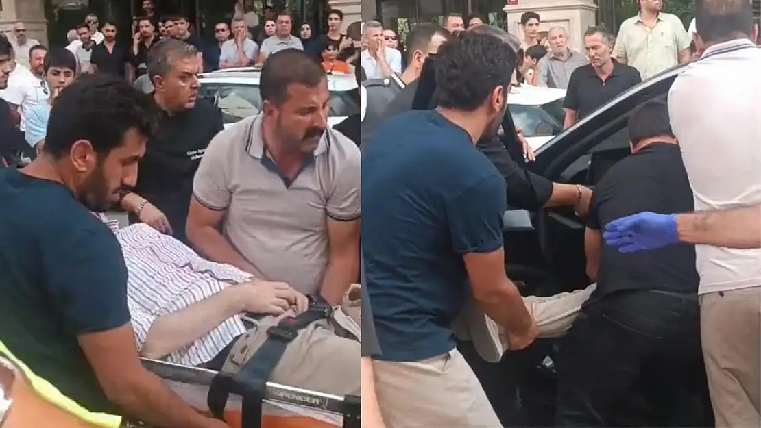 Van trafiğinde korku dolu anlar! Sürücü aracın içinde bayıldı...