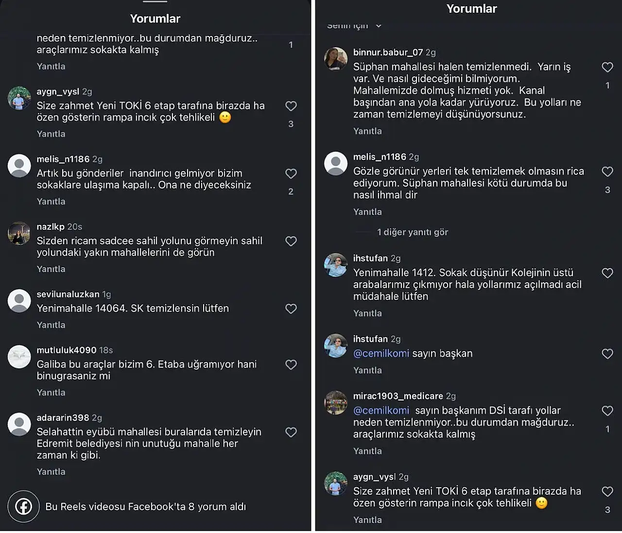 İpekyolu ve Edremit Belediyelerine sosyal medyadan büyük tepki!