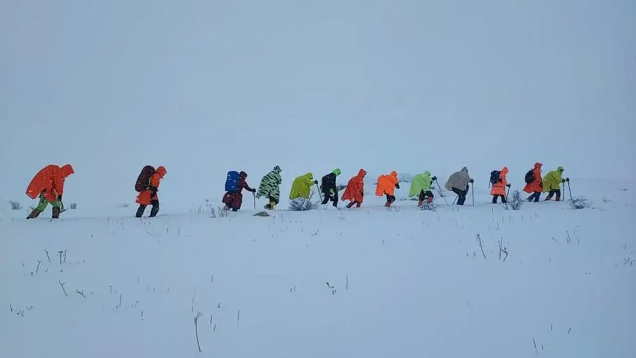 Van'da kar nedeniyle yol kapandı, rota Toprakkale'ye çevrildi