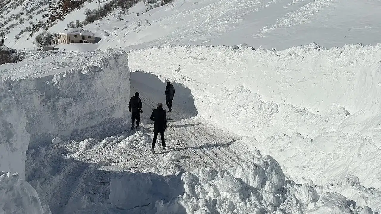 Van-Çatak kara yolu 4 gündür ulaşıma kapalı