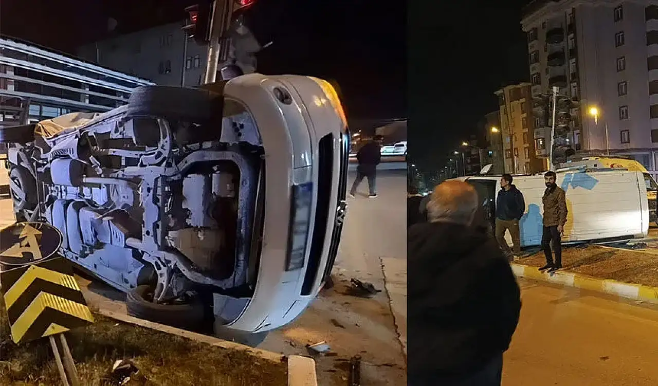 Van'da trafik kazası: 2 araç çarpıştı