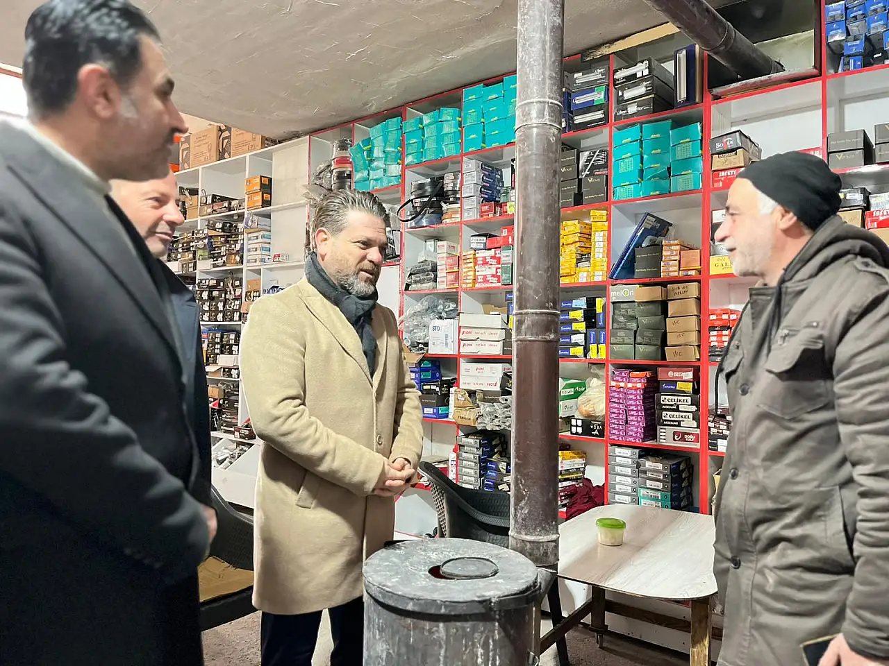 AK Parti İpekyolu Teşkilatından Yeni Marangozcular Sanayi Sitesi'ne Esnaf Ziyareti