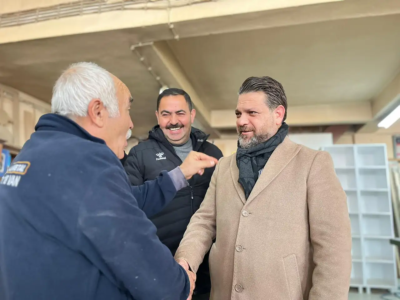 AK Parti İpekyolu Teşkilatından Yeni Marangozcular Sanayi Sitesi'ne Esnaf Ziyareti