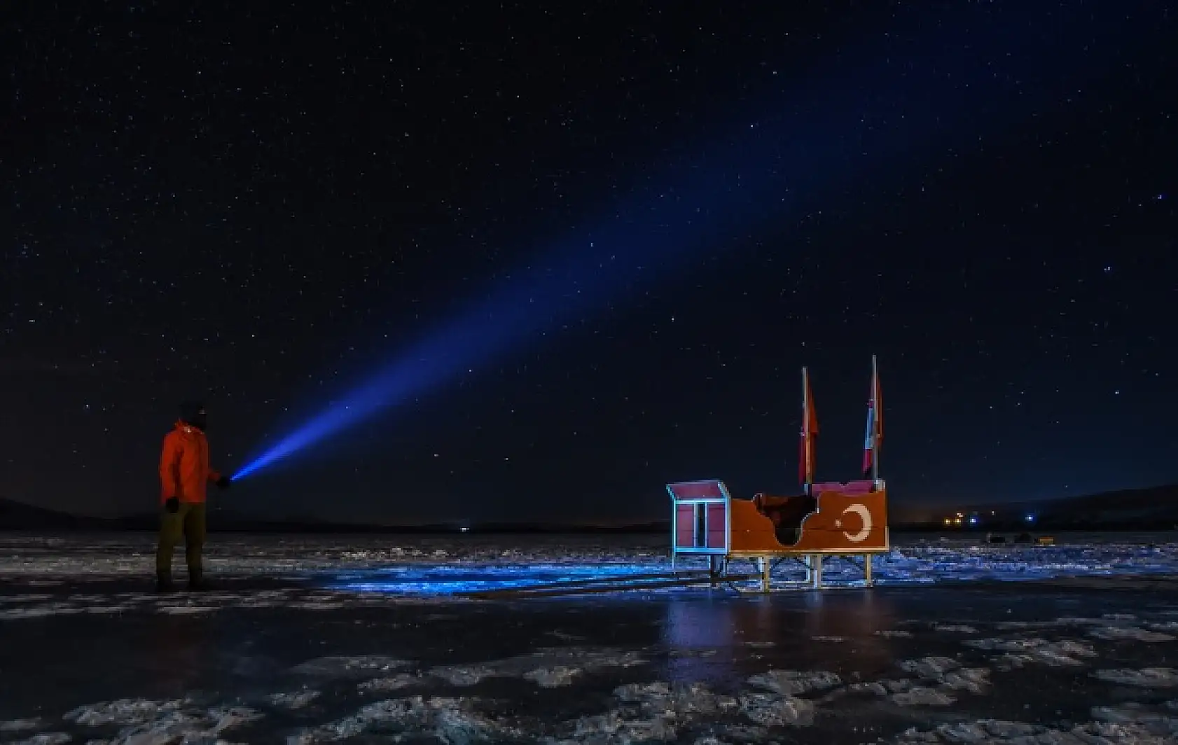 Çıldır Gölü'nde yıldızların görsel şöleni