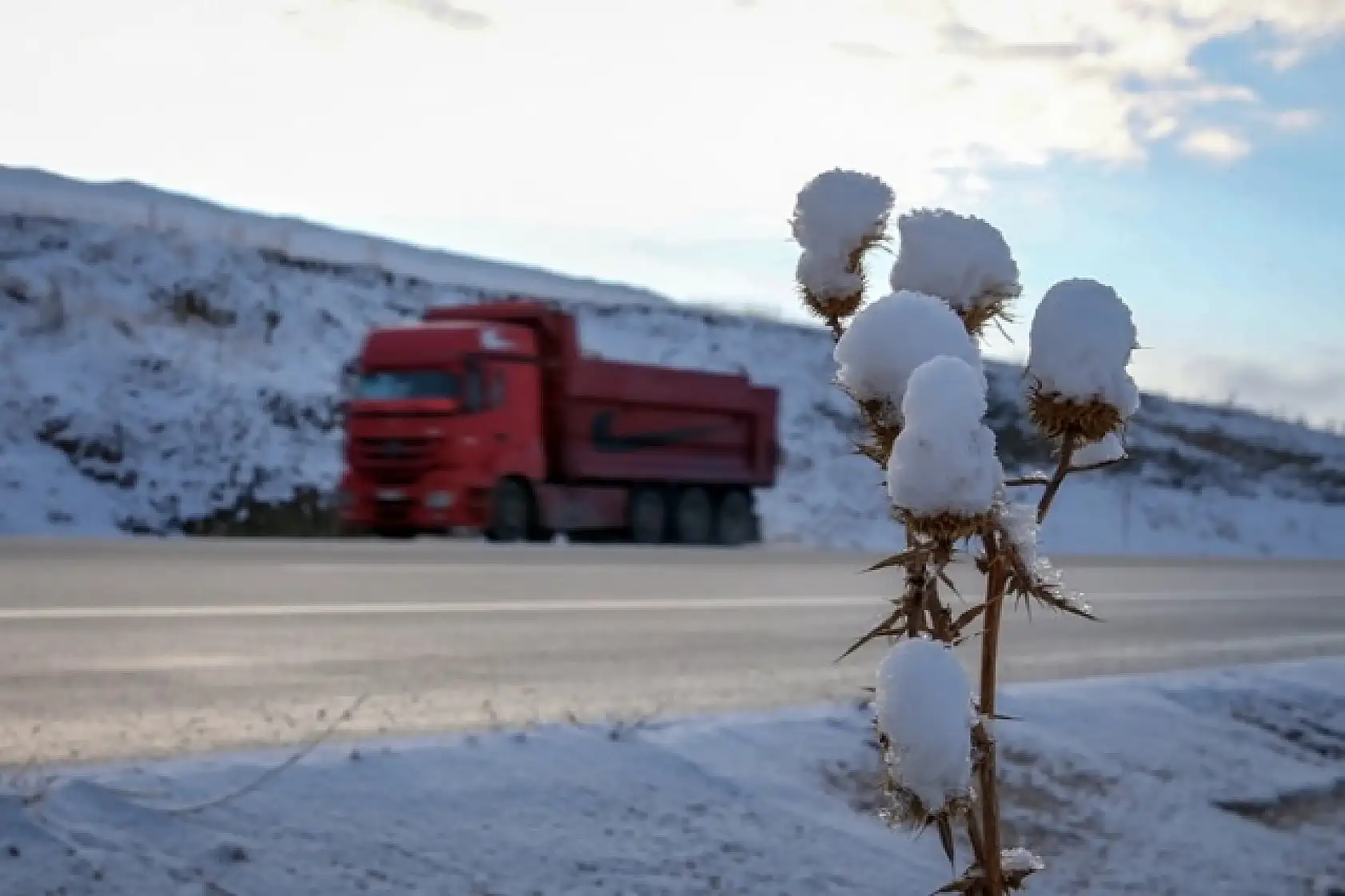 Van'da 2020 yılının ilk karı yağdı