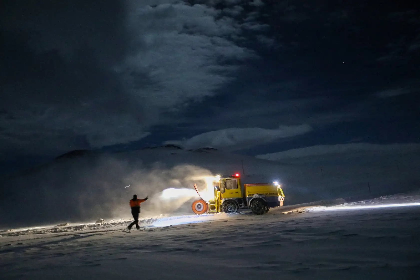 Van'da kar manzaraları