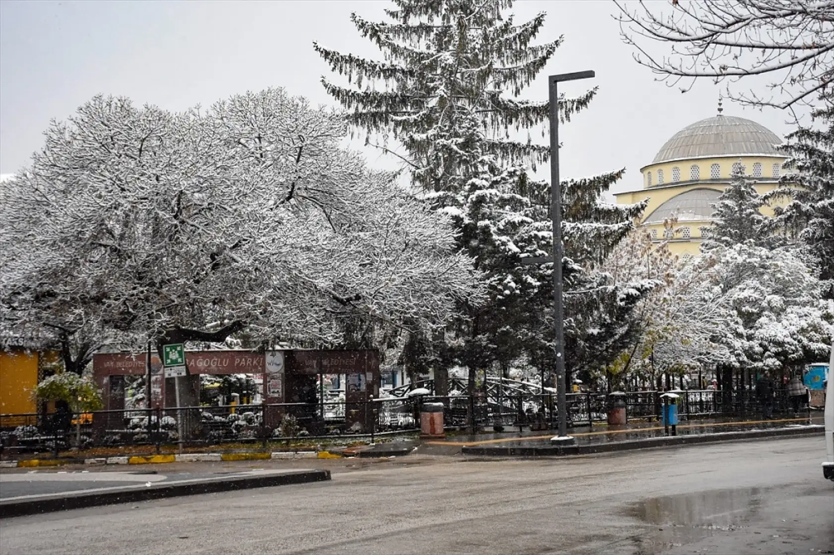 Van'da kar manzaraları... 21 Kasım 2023