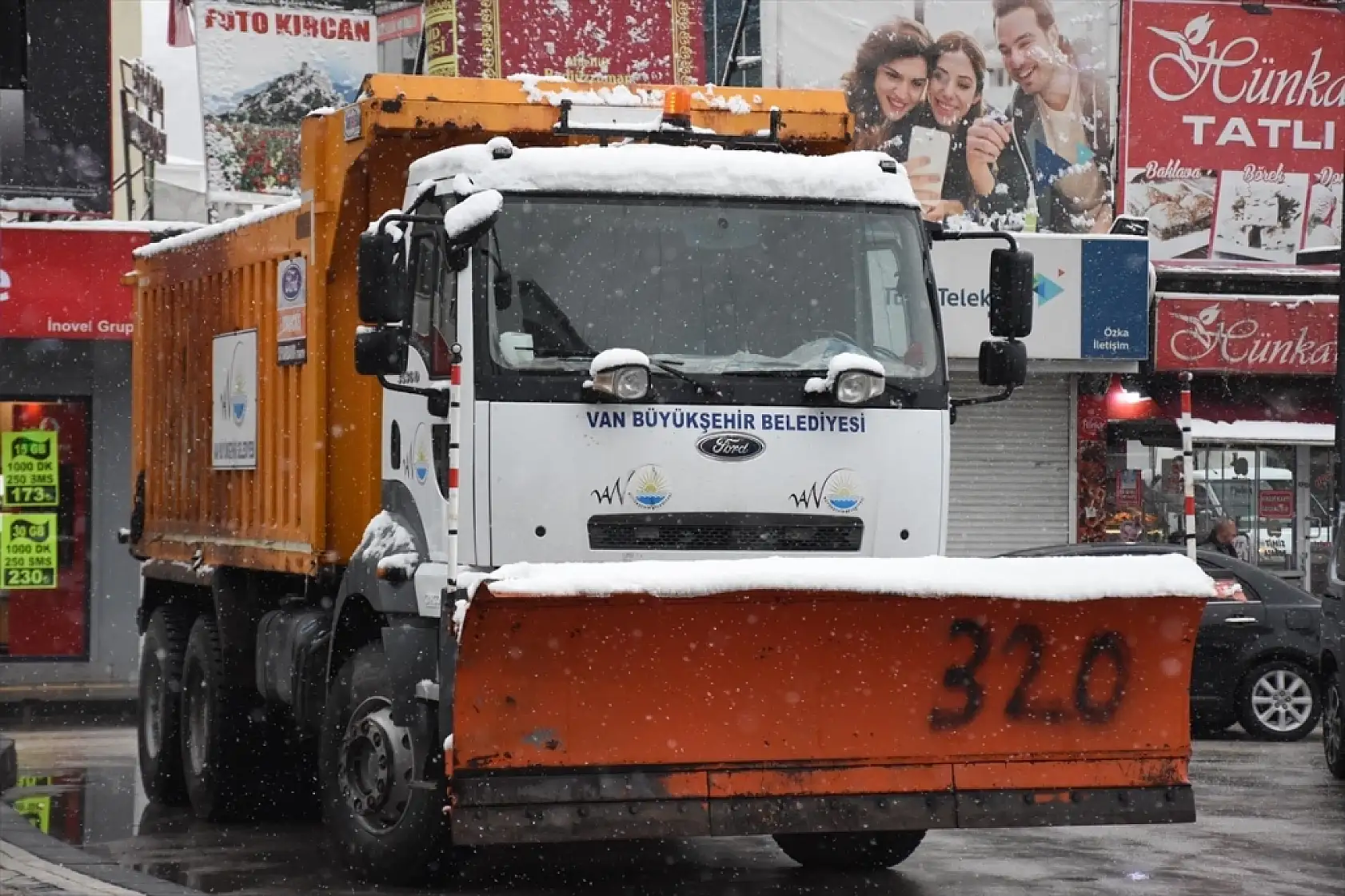 Van'da kar manzaraları... 21 Kasım 2023