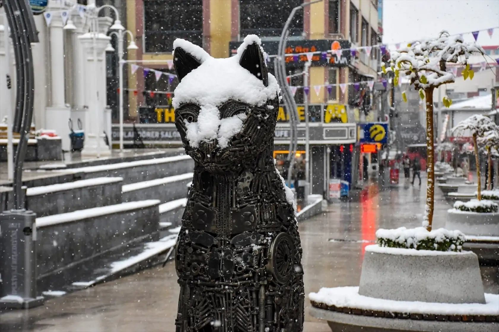 Van'da kar manzaraları... 21 Kasım 2023