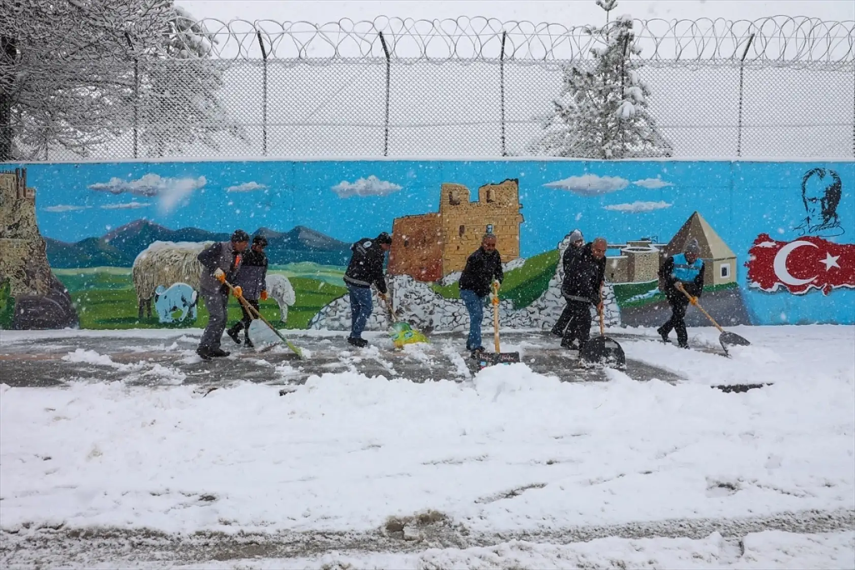 Van'da kar manzaraları... 21 Kasım 2023