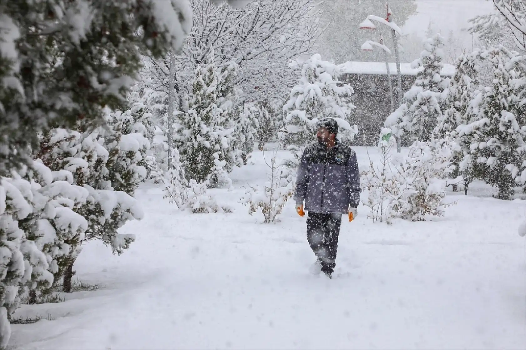 Van'da kar manzaraları... 21 Kasım 2023