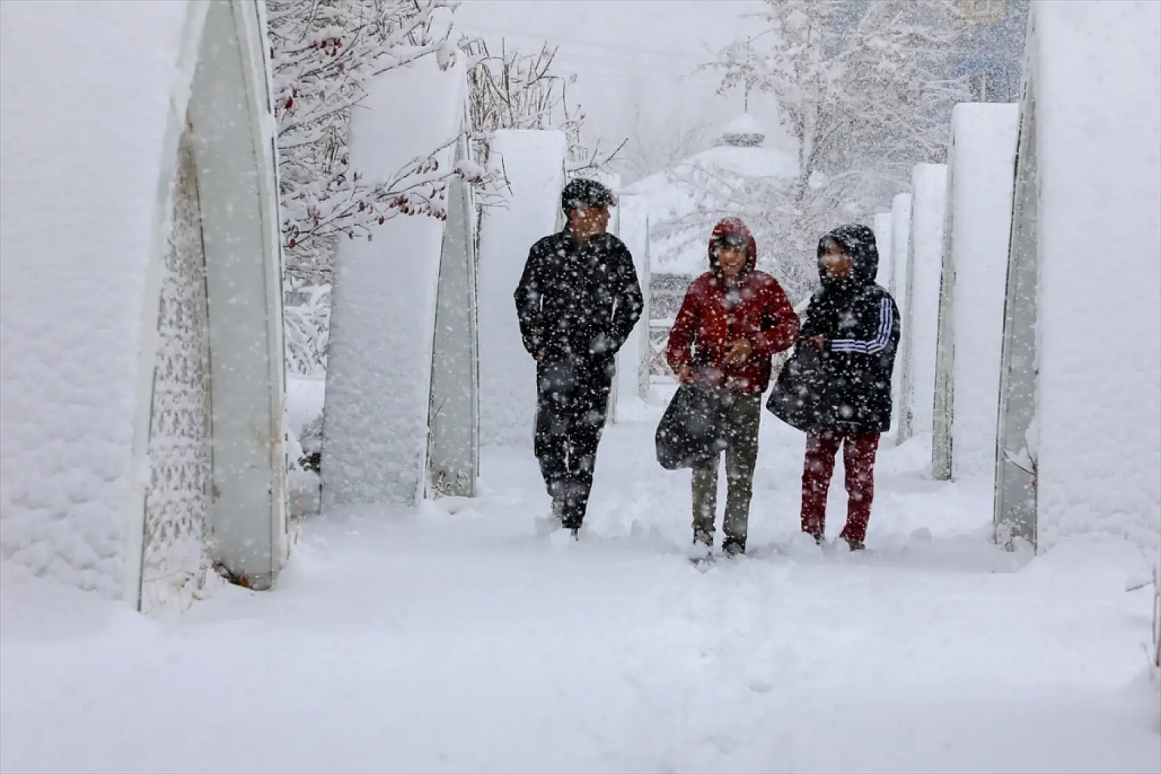 Van'da kar manzaraları... 21 Kasım 2023