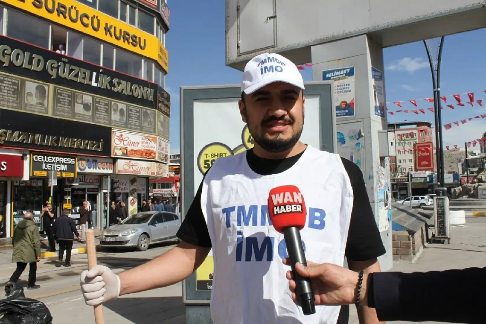 İMO Van sokaklarını temizledi