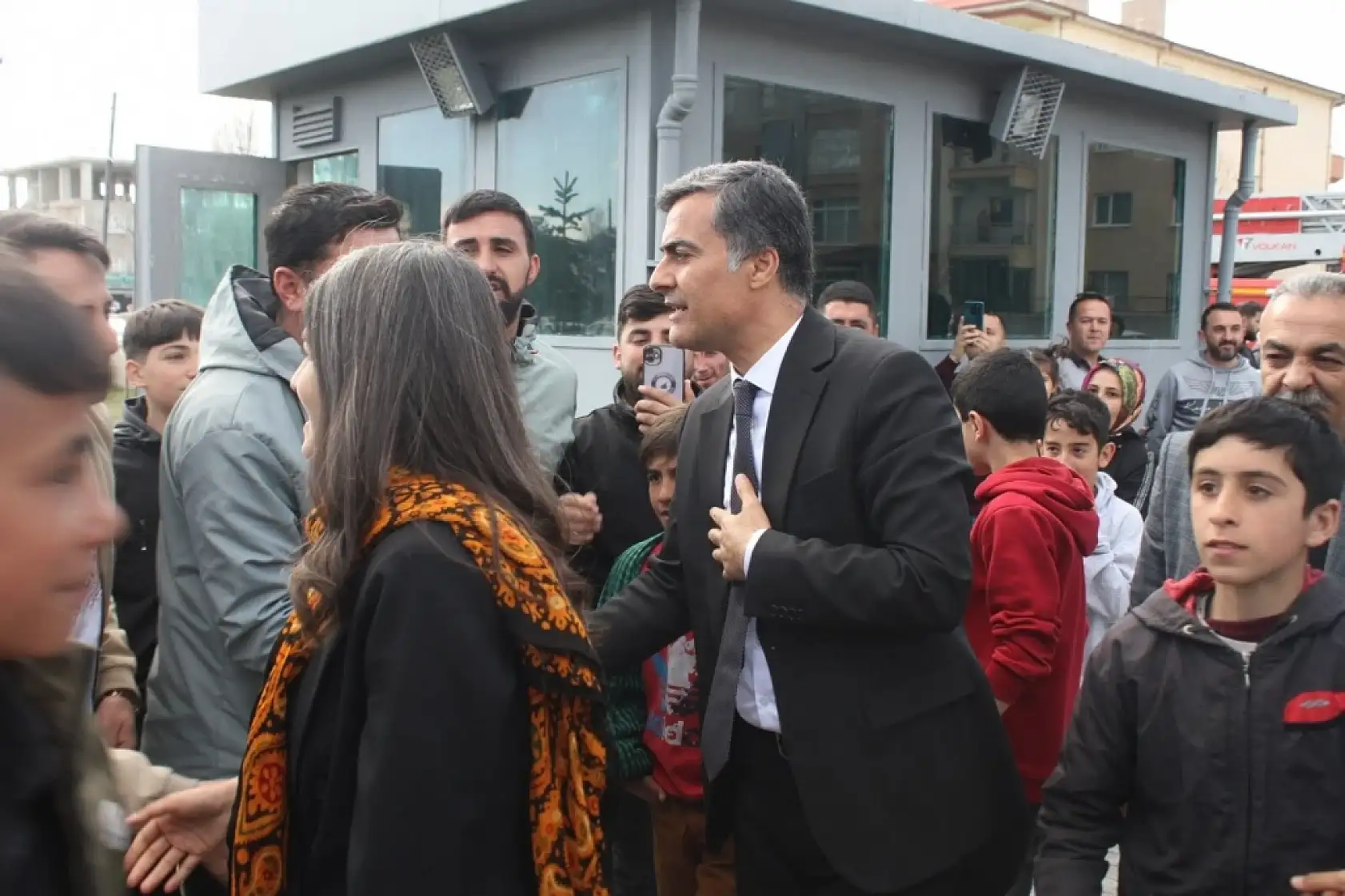 Zeydan ve Şedal Büyükşehir Belediye binasında! İşte ilk görüntüler