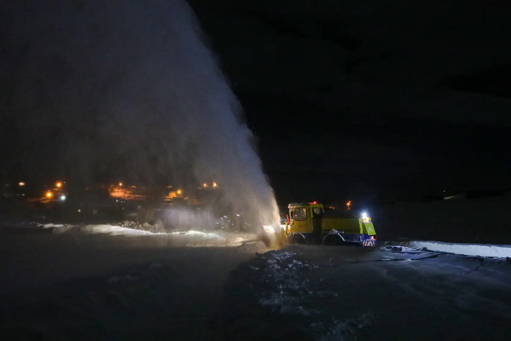 Van'da kar manzaraları