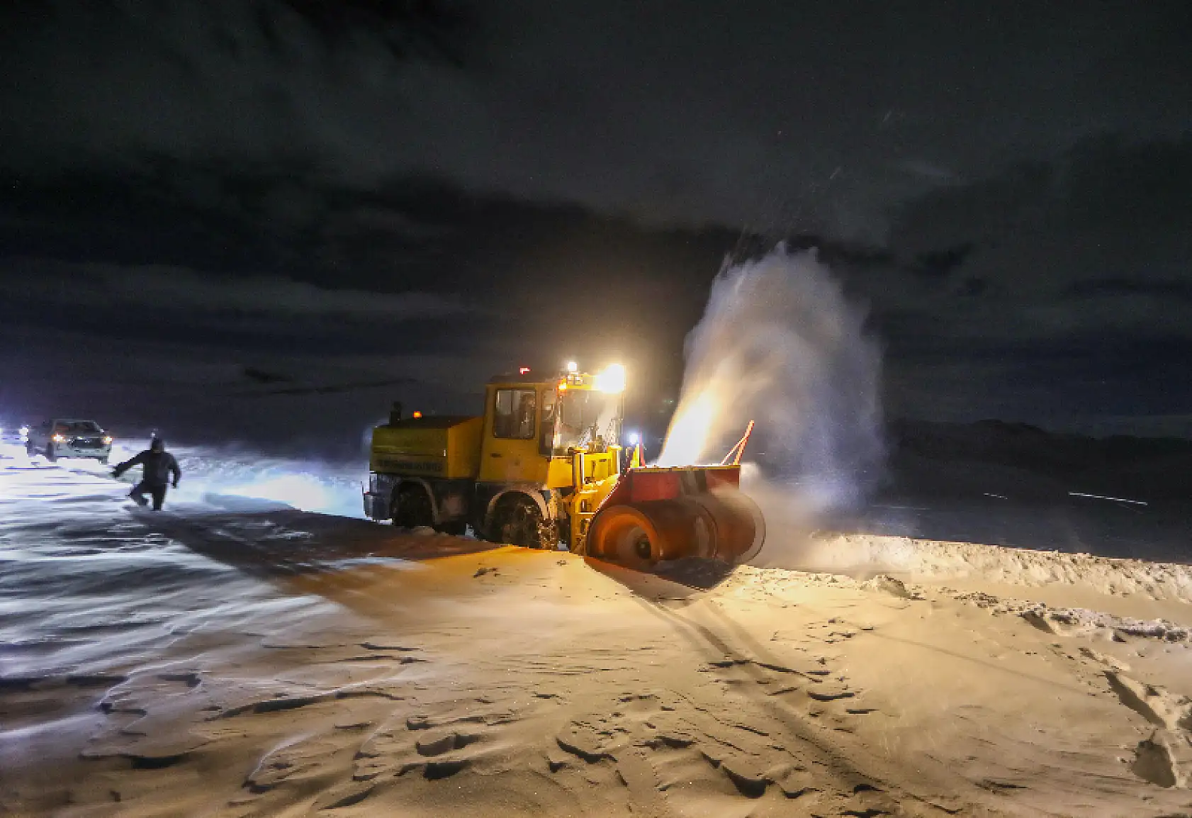 Van'da kar manzaraları