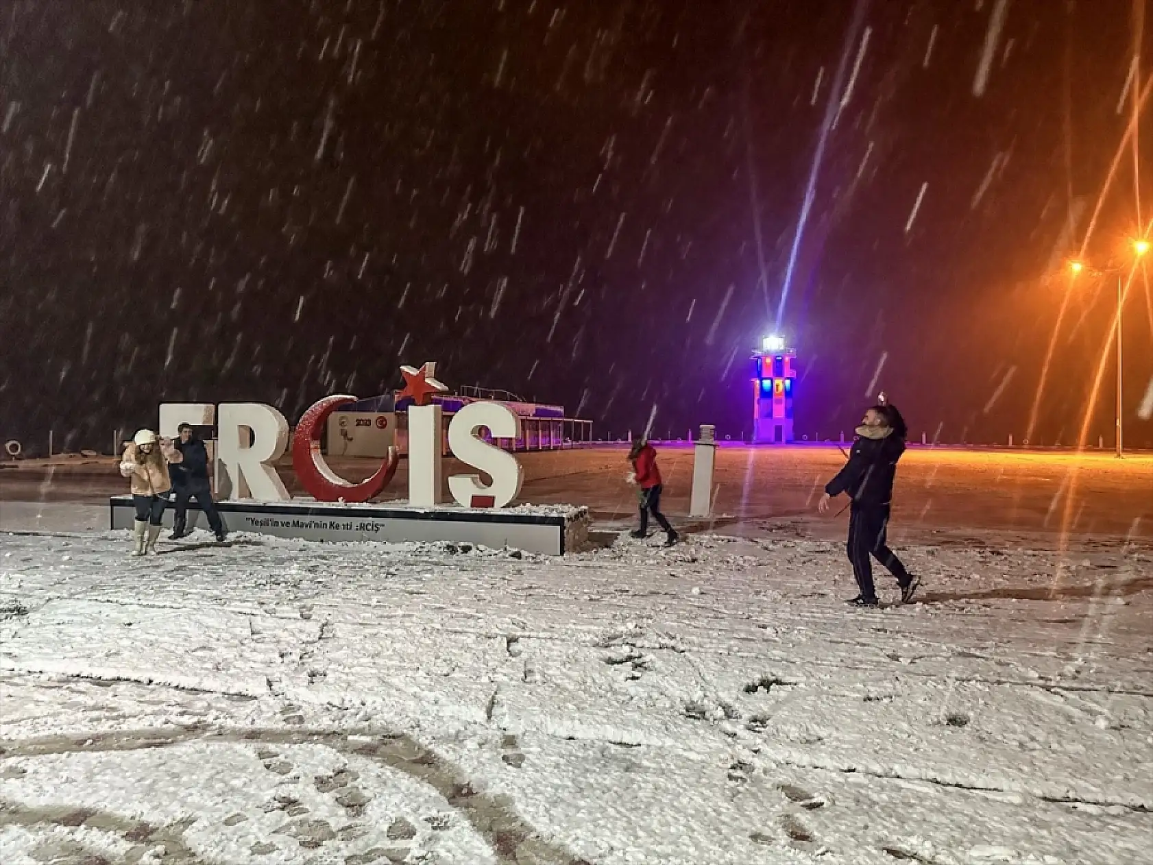 Van'da kar manzaraları... 21 Kasım 2023