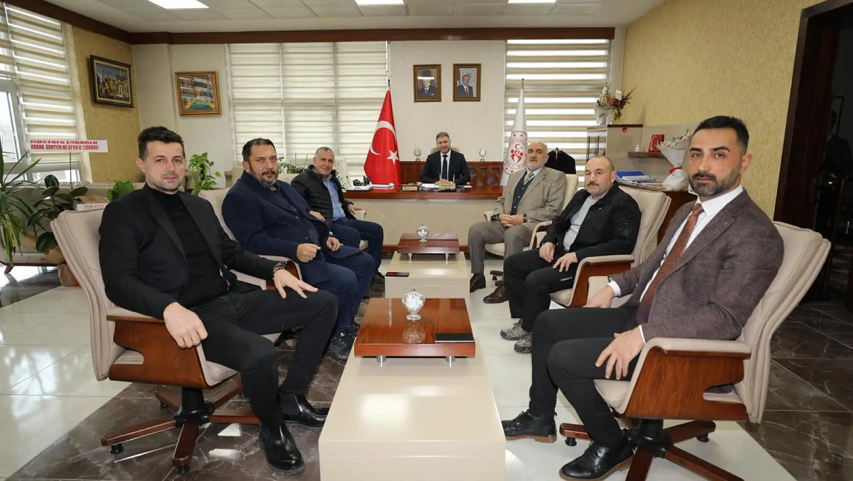 Van ASKF'den İl Müdürü Mehmet Tosun'a Hayırlı Olsun Ziyareti