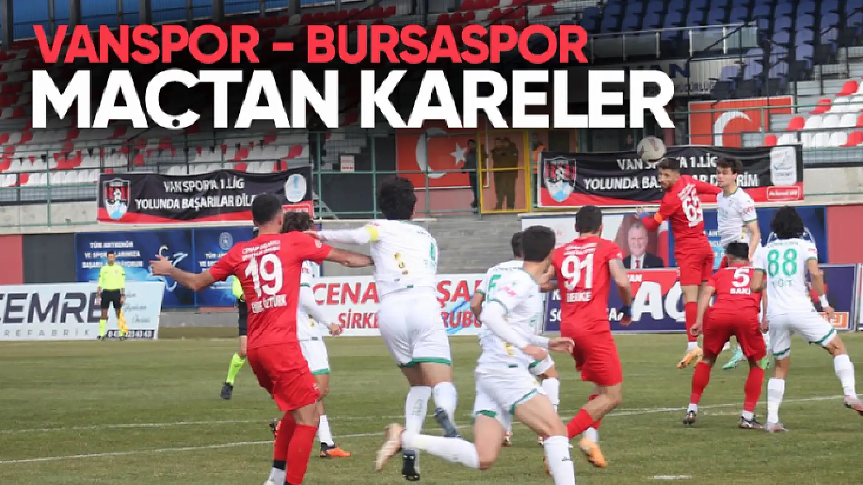 Vanspor FK - Bursaspor maçından kareler