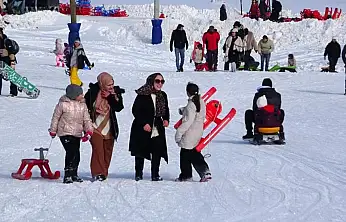 Abalı Kayak Merkezinde yarıyıl yoğunluğu
