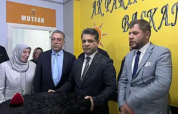AK Parti İpekyolu İlçe Başkanlığı yeni binasının açılışı yapıldı