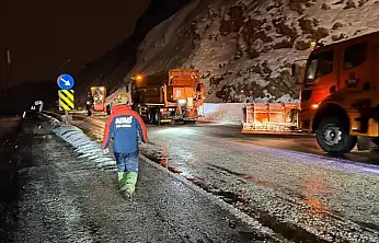 Gevaş'ta çığ düştü!