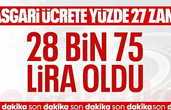SON DAKİKA! 2026 yılı asgari ücreti belli oldu