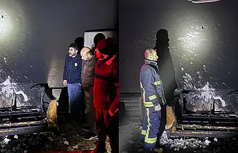 Van'da korkutan yangın! Bir ev küle döndü