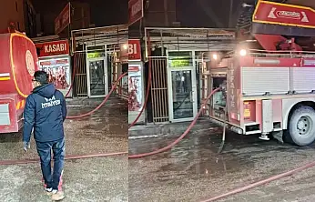 Van'da yangın! 5 iş yeri zarar gördü