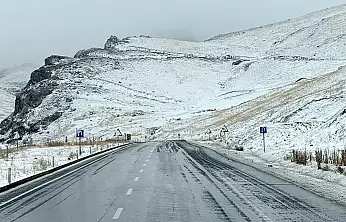 Van'ın ilçelerindeki yüksek kesimlere kar yağdı