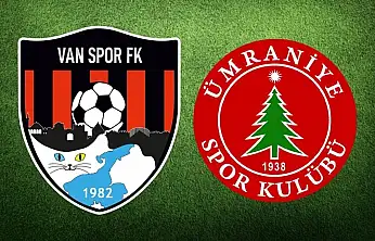 Vanspor - Ümraniyespor maçı canlı yayınlanacak