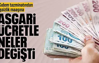 Yeni asgari ücret açıklandı: Ödeme ve ücretlerde zincirleme değişiklik