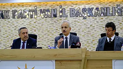 Bakan Uraloğlu'ndan Van temasları… Van çok daha iyi yerlere gelecek