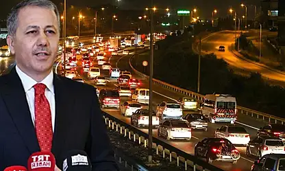 Bakan Yerlikaya trafikte yeni düzenlenlemenin detaylarını anlattı