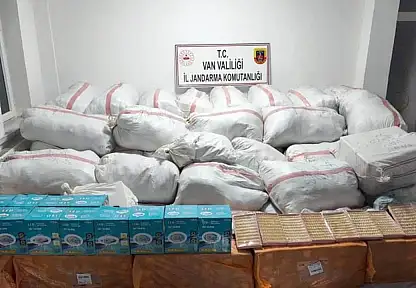 Van'da 4 buçuk milyon TL değerinde kaçak malzeme ele geçirildi